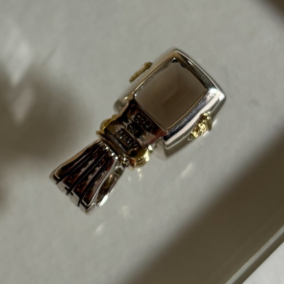LAGOS S/S 18K gold Smoky Quartz pendant - Picture 11 of 14